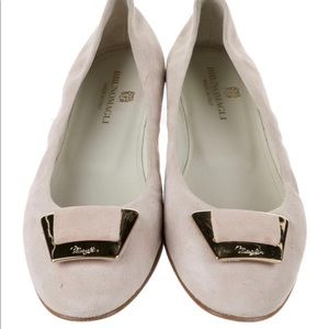 Bruno Magli Suede Ballet Flats